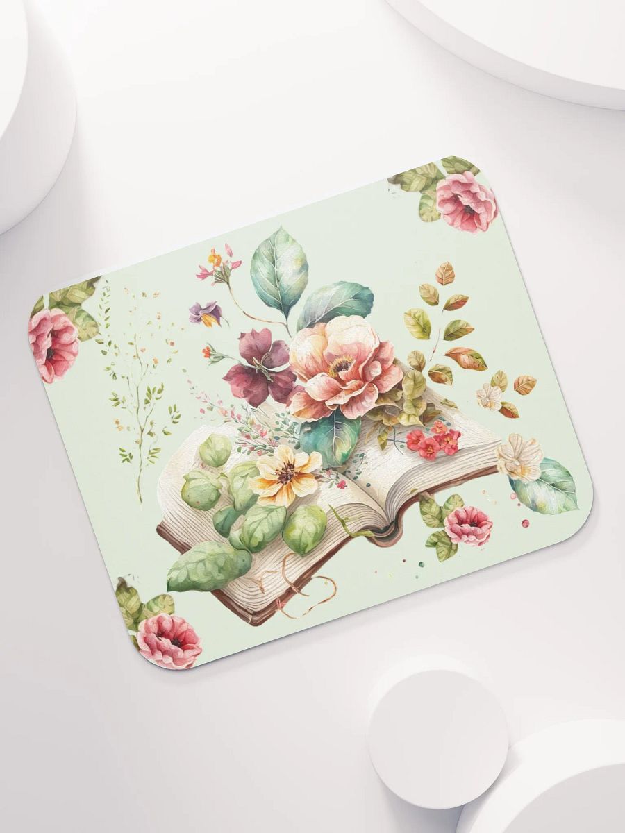 Beautiful Book Full of Flowers Mousepad product image (7)