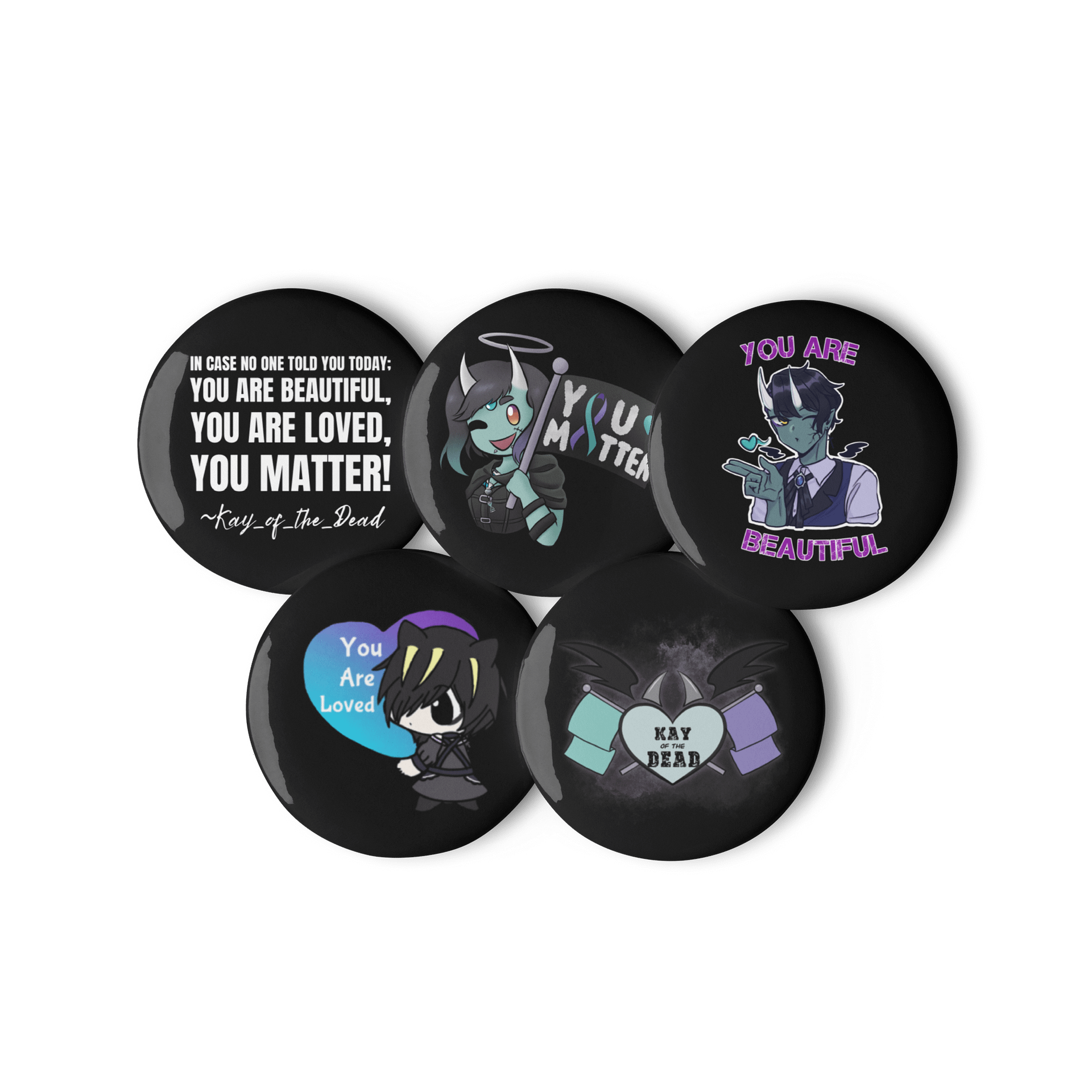 Kay_of_the_Dead Standard Button Pack product image (2)