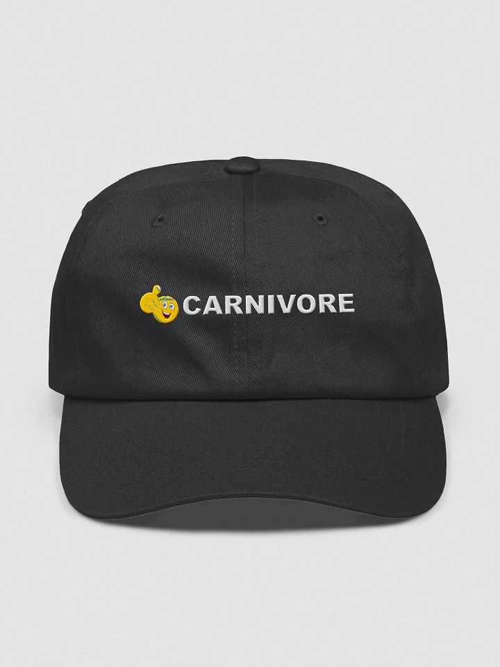 BLACK EMBROIDERED CARNIVORE HAT product image (2)