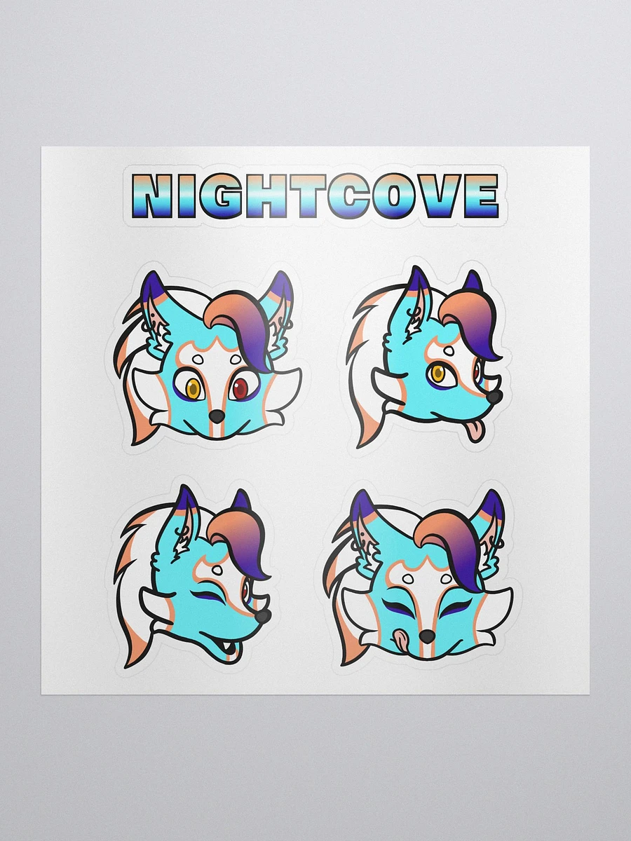NightCove Emote Sticker Sheet product image (2)