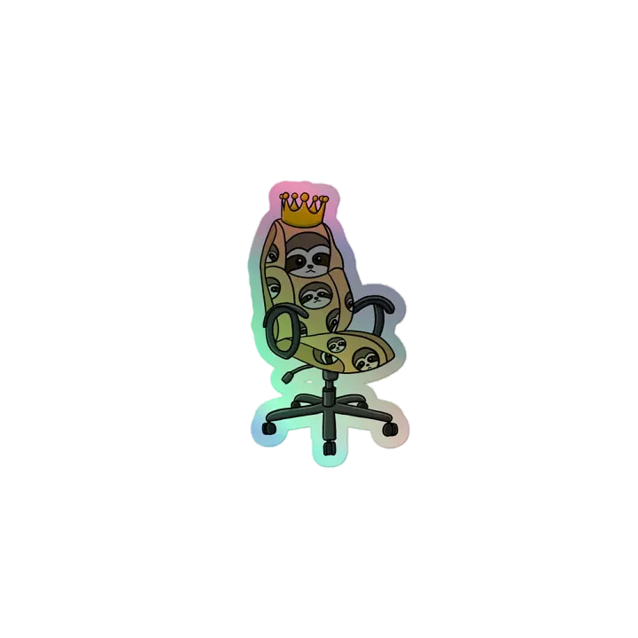 Holographic Sticker Sheet - Chair product image (1)