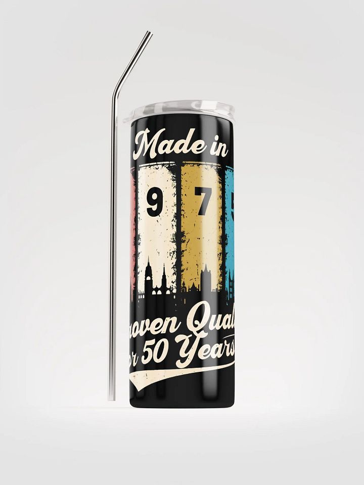 Vintage 1975 Stainless Steel Tumbler product image (1)