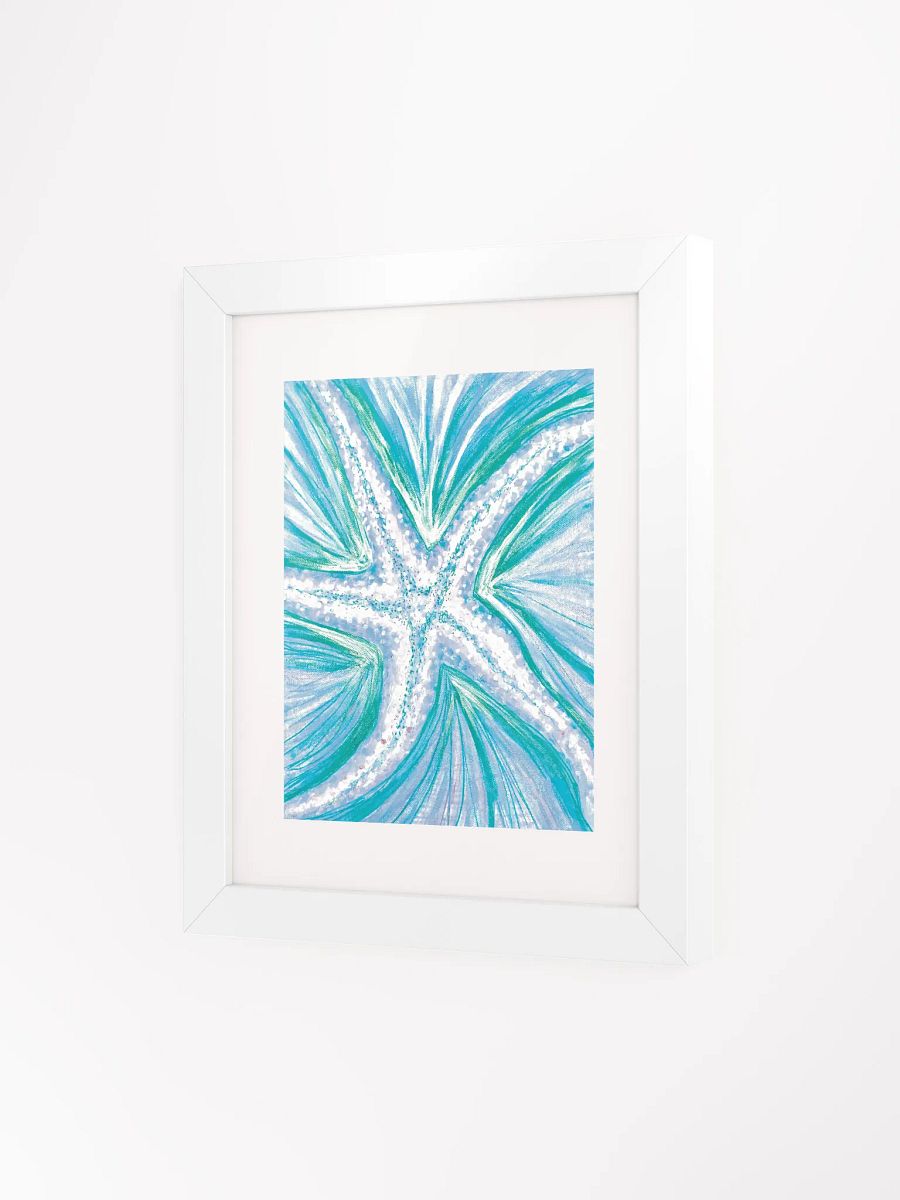 Bright Cyan Starfish | Framed Wall Art | by MONIQUE FAELLA DESIGNS™ | Coastal Sea Life Print | Museum-Quality Matte Poster product image (59)