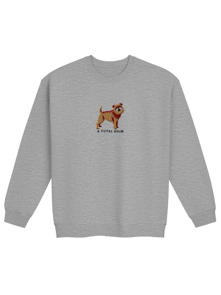 A Total Snub Sweatshirt (Embroidered) of a Brussels Griffon(Tan) product image (17)