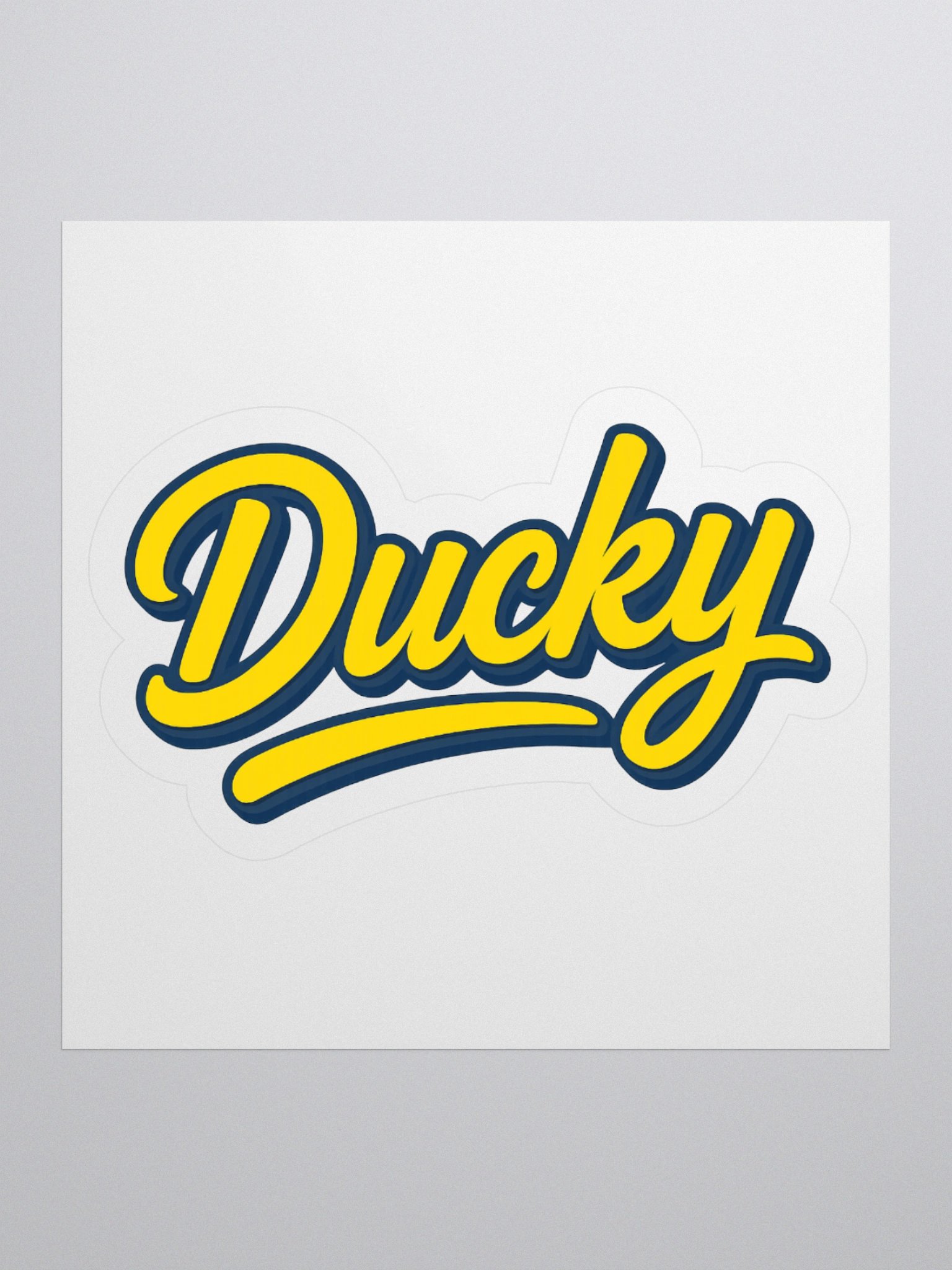 Ducky Name Sticker product image (1)