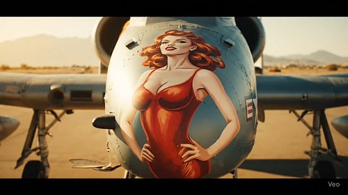 A-10 and the woman in the red dress. Grab exclusive merch at https://warbirdwinks-shop.fourthwall.com! #WarbirdWinks #AI #Pin...