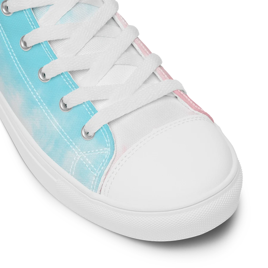 Pastel Blue, Pink and White Flower Sneakers product image (45)