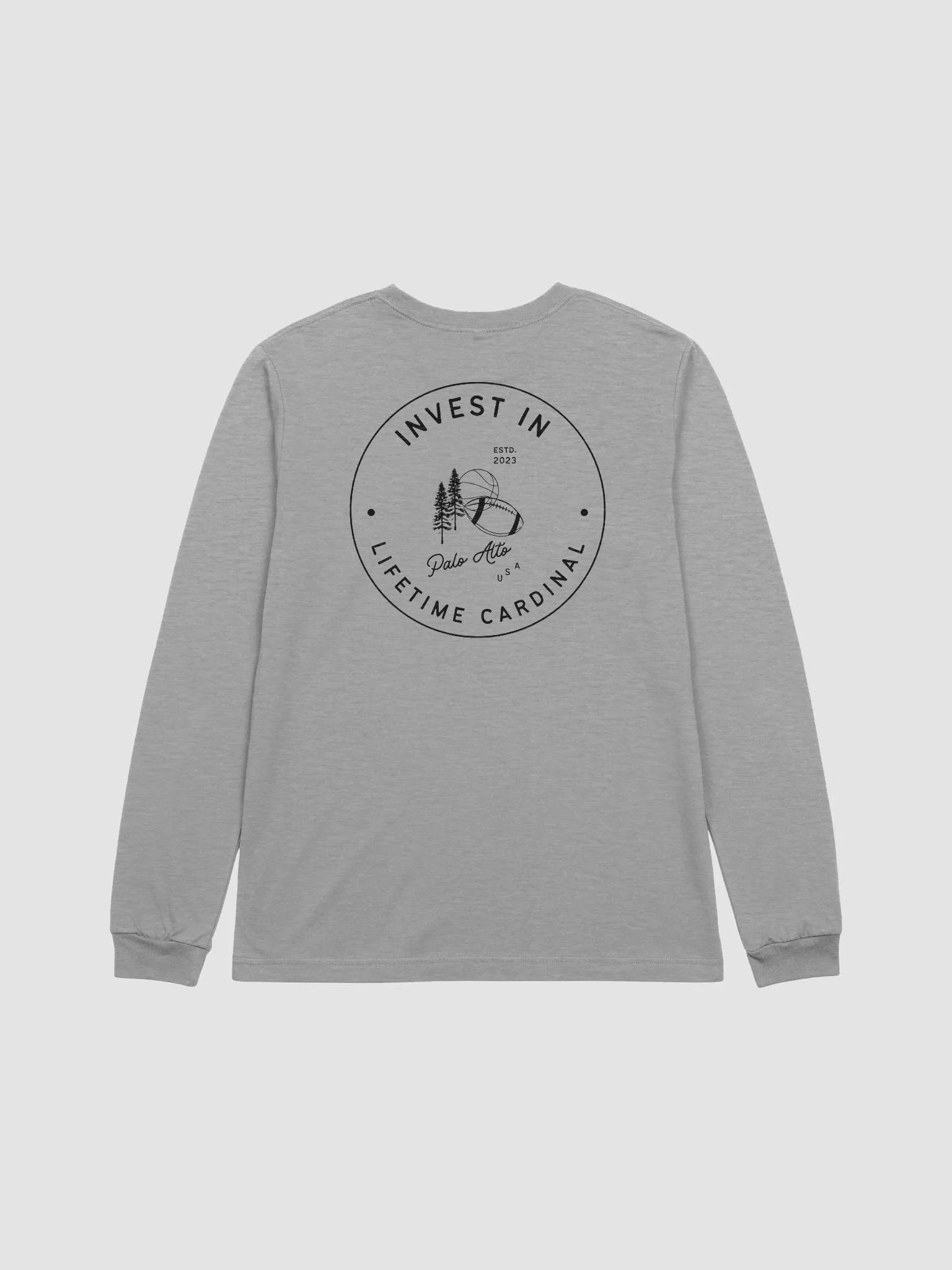 Invest In Lifetime Cardinal Long Sleeve - Modern Logo product image (1)