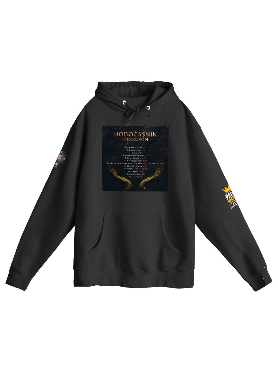 Crowned Patriot Streetwear Hoodie Thompson Hodočasnik product image (1)