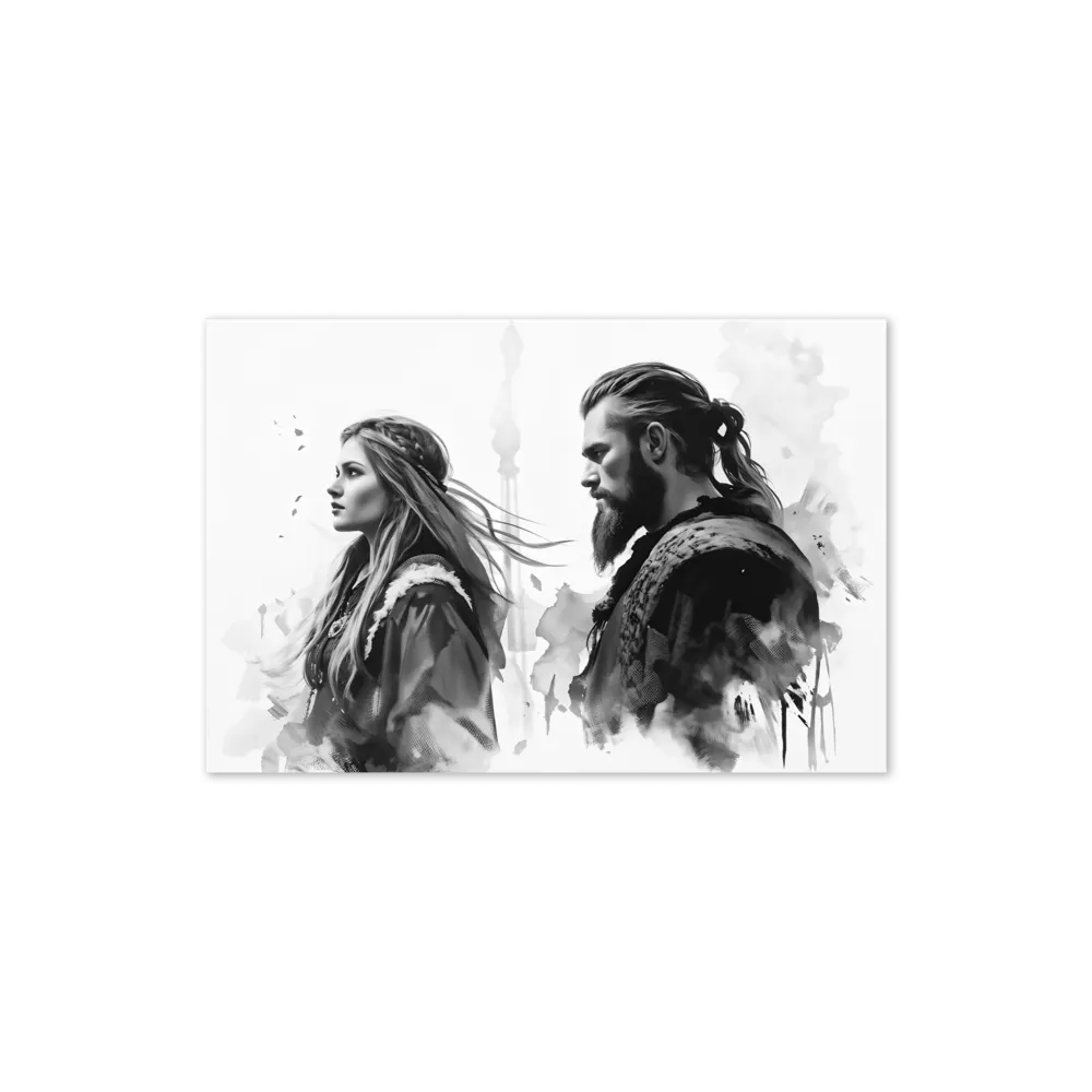 Greeting Card - Viking Couple product image (1)