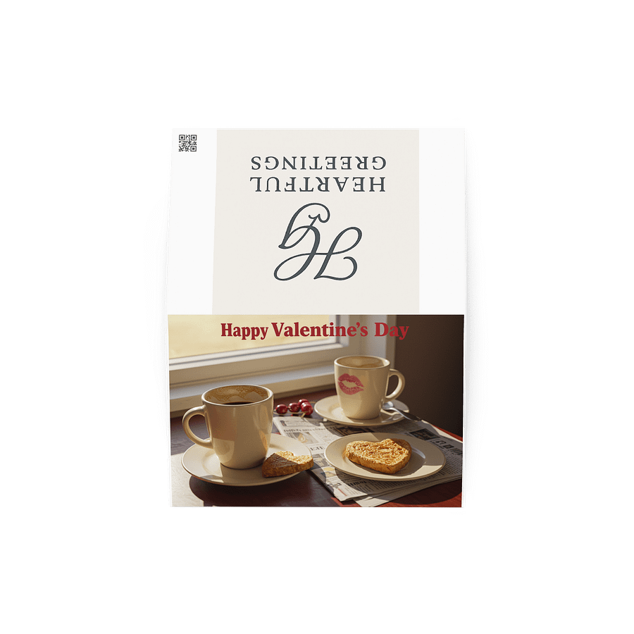 Valentine's Day card - Blank inside product image (2)