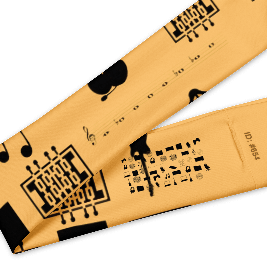 Yellow Vlog Academy All-Over Print Headband product image (3)