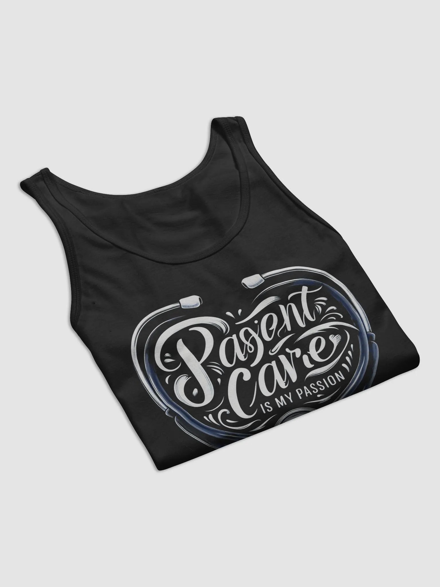 Passion for Patient Care Heart Stethoscope Tank product image (51)