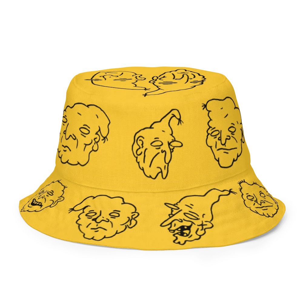DOODLE BUCKET (YELLOW REVERSABLE) product image (3)