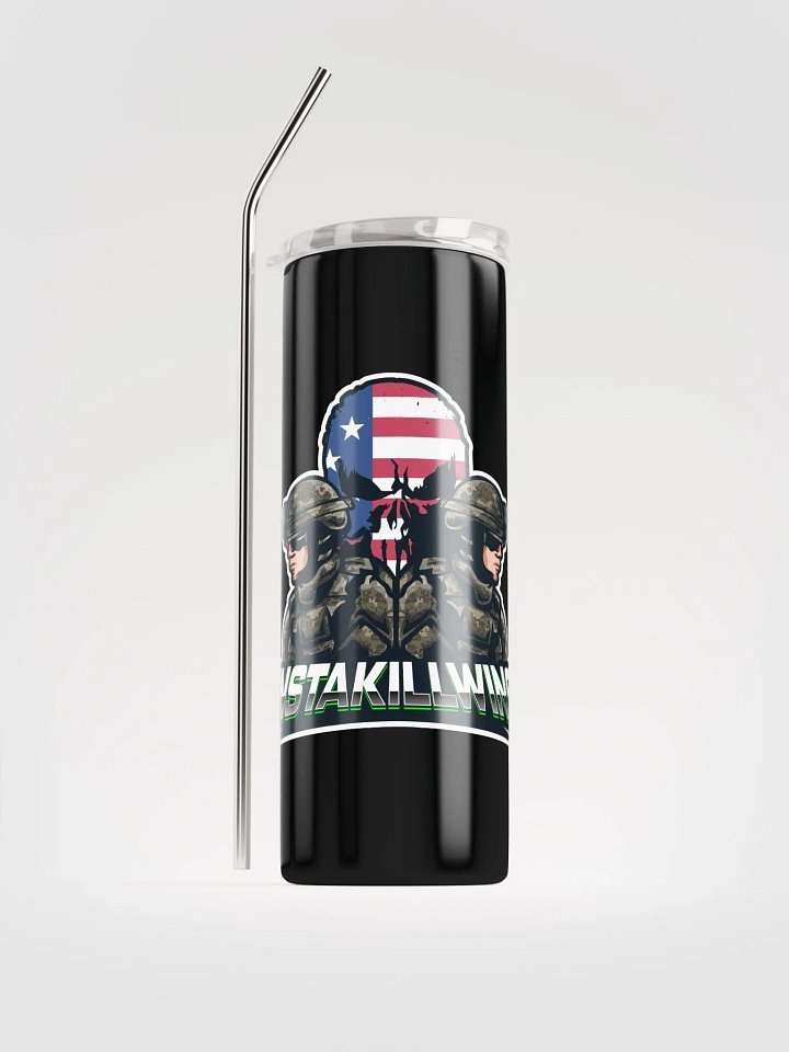 Patriotic Soldiers Stainless Steel Tumbler product image (1)