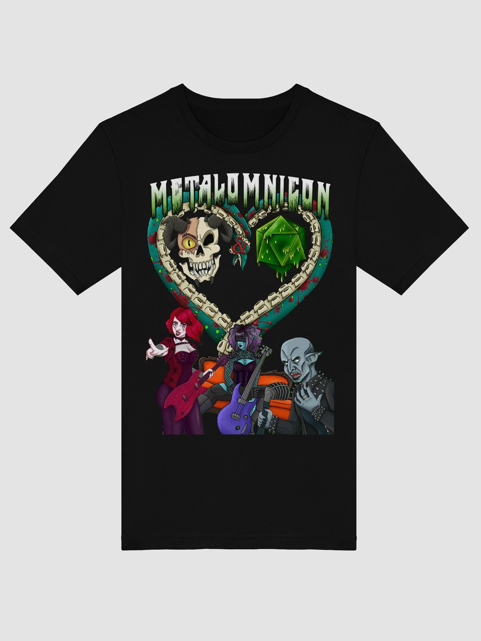 METALOMNICON – Heavy Metal Heart Tee product image (35)