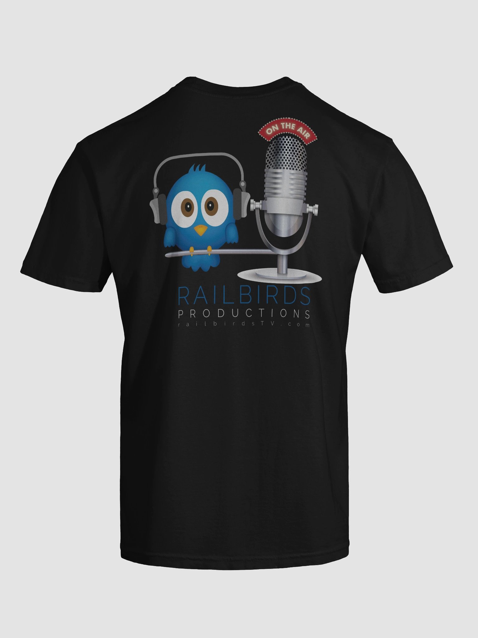 Unisex Black Railbirds Heavyweight Tee product image (9)