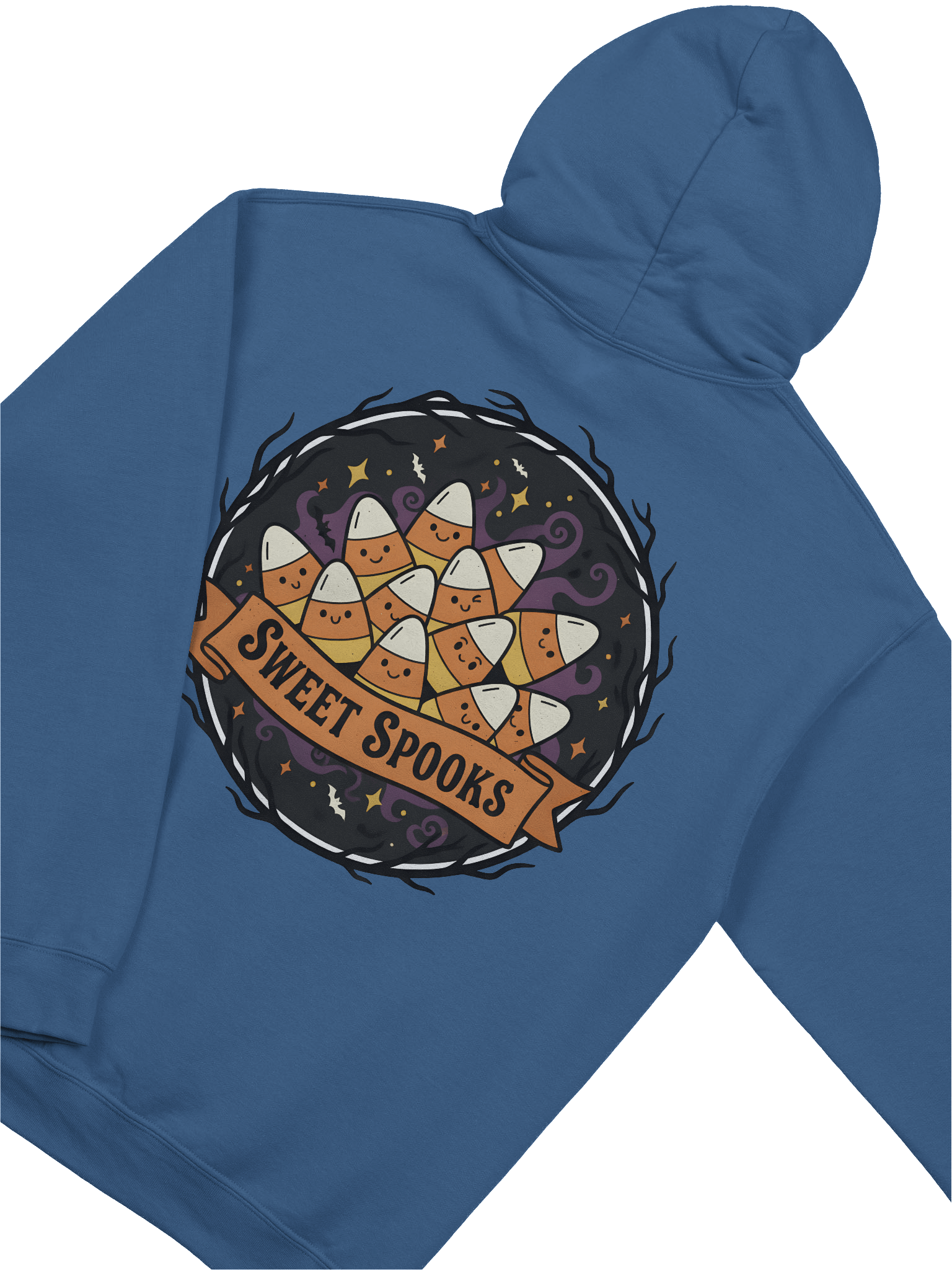 Sweet Spooks Halloween Hoodie – Candy Corn Sweatshirt for Cute Spooky Season Outfits product image (38)