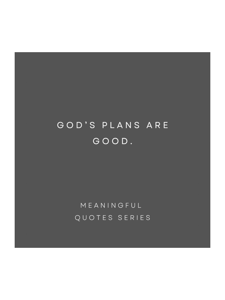 God's Plans Are Good. product image (1)