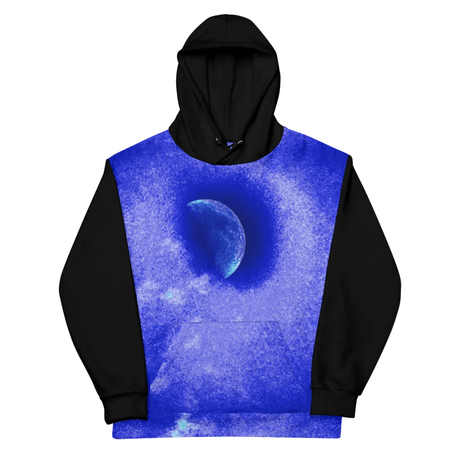 Darkest Disintegrating Moon Unisex Pull Over Hoodie product image (11)
