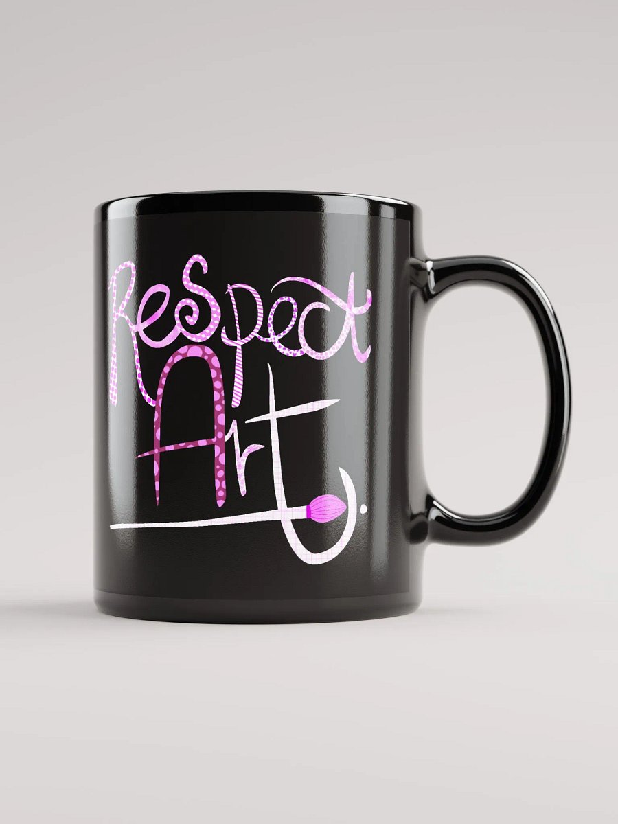 Respect Art Black Mug product image (4)