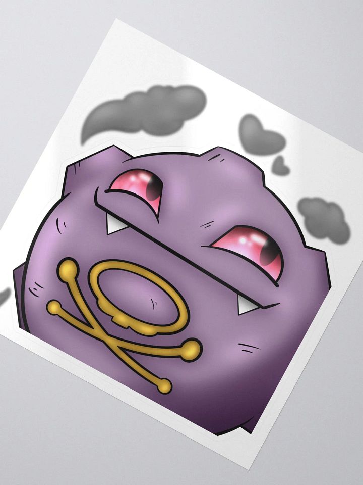 kough kough...O.O... koffing sticker product image (2)