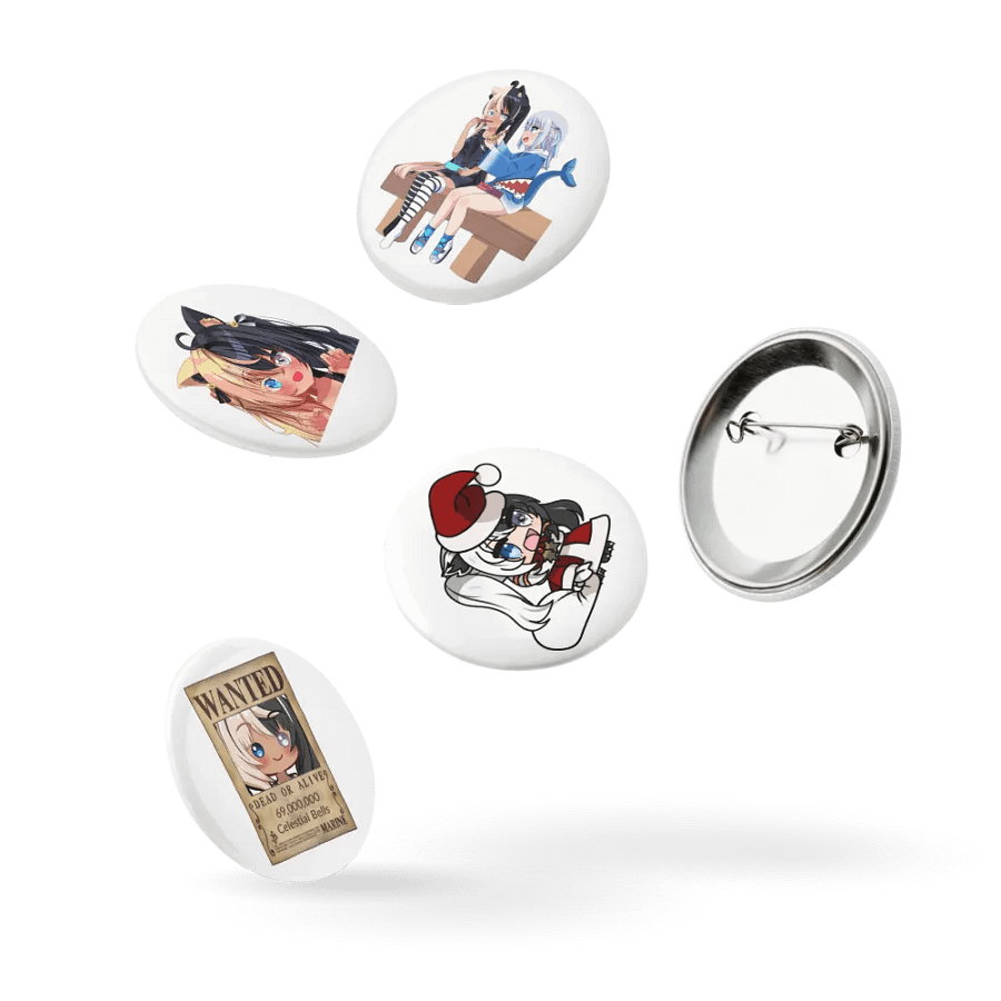 Pin Button - Limited Edition Collection #2 (White) product image (9)
