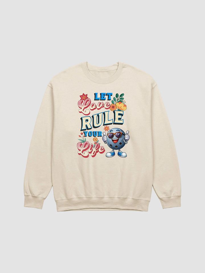 Let Love Rule Your Life Bowling Crewneck Sweatshirt product image (19)