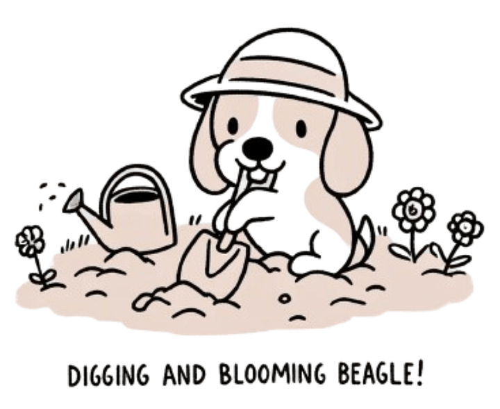 Digging Beagle: Gardening Adventures in Bloom product image (1)