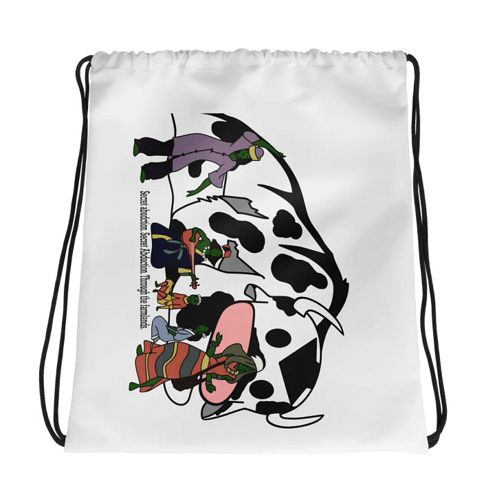 Secret Abduction Draw String Bag product image (1)