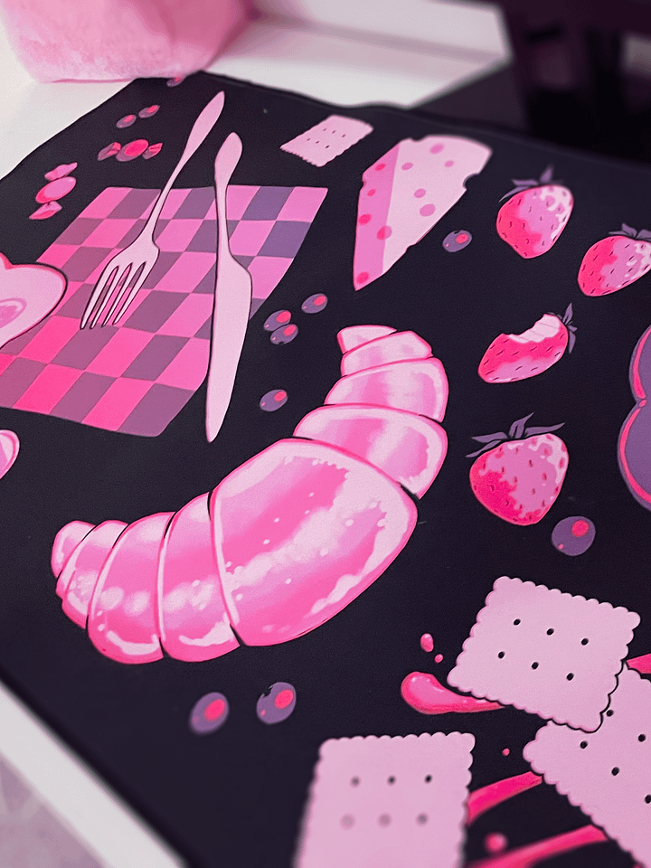 brunch time // XL desk mat product image (1)