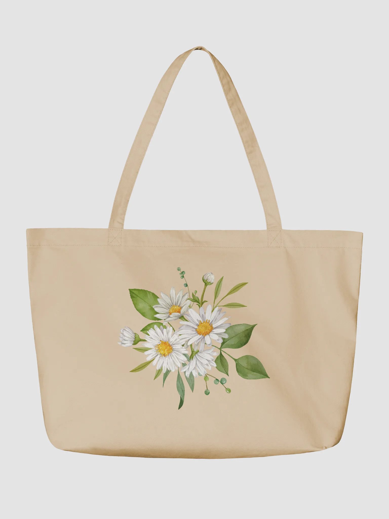 Daisy Delight Organic Tote Bag product image (4)
