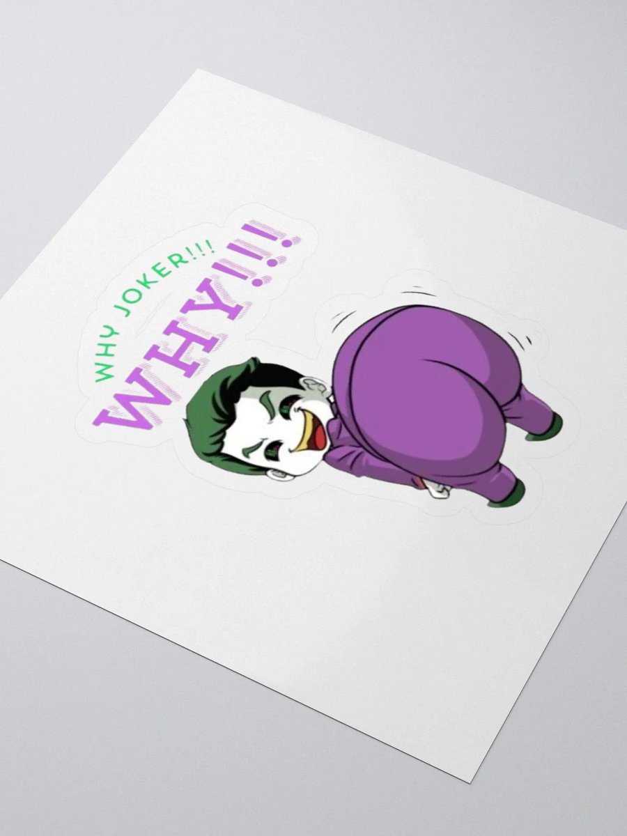 Why Joker Why Sticker product image (3)