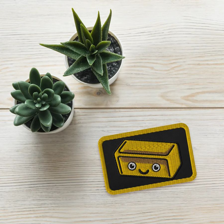Happy Sample Embroidered Patch product image (4)