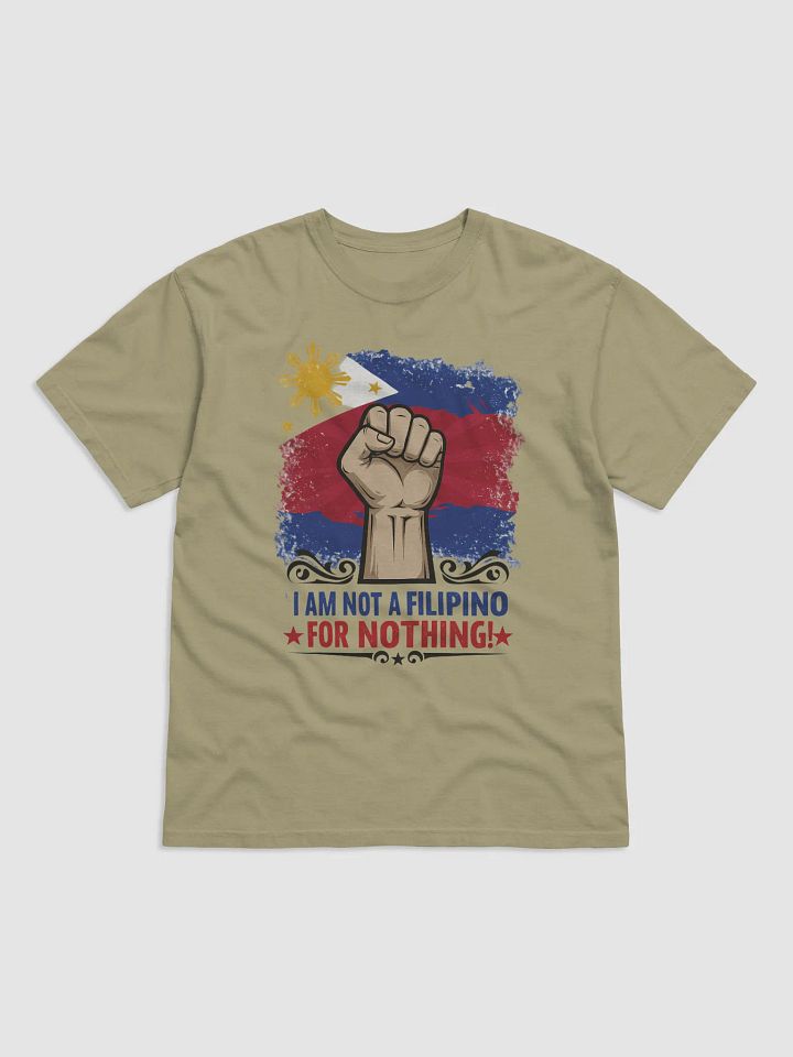 Proud Filipino Fist T-Shirt - Patriotic Philippines Heritage Tee product image (5)