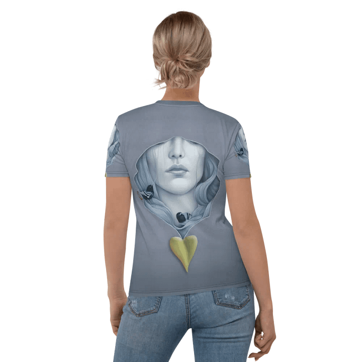 Creative face T shirt product image (1)