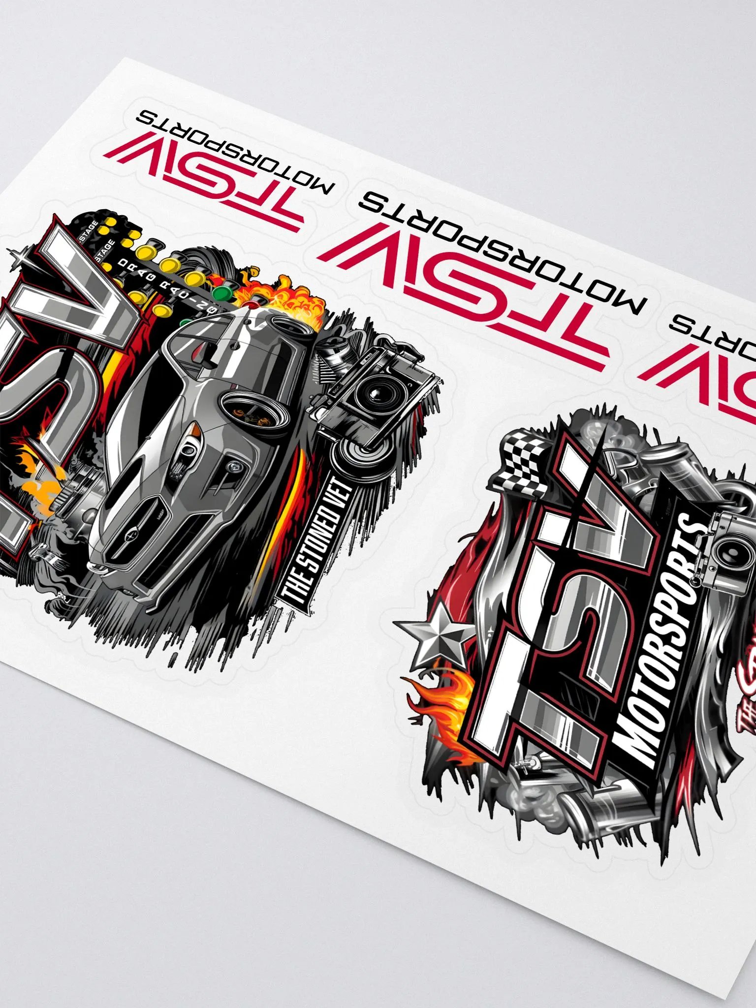 TSV Motorsports Sticker Sheet product image (2)