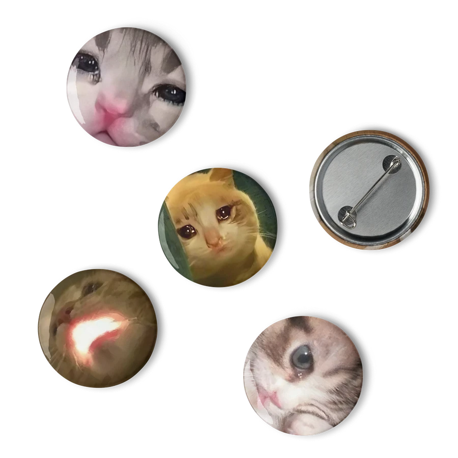 Set of Pin Buttons: Meme Cats 36 product image (6)