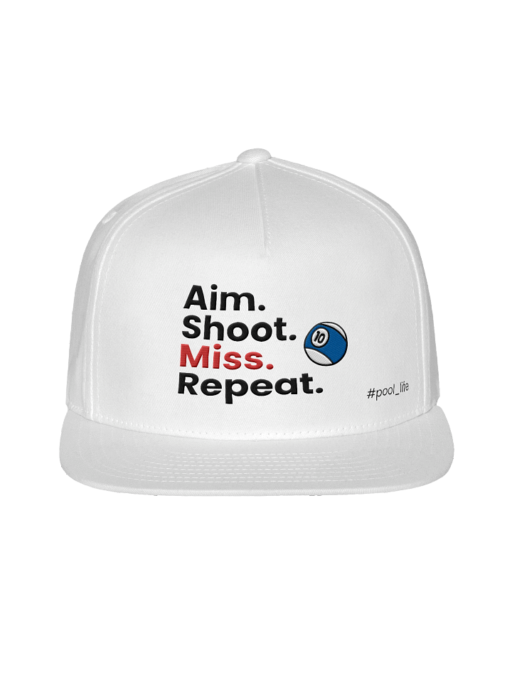 10-ball Pool Life Cap (Snapback - White) product image (1)