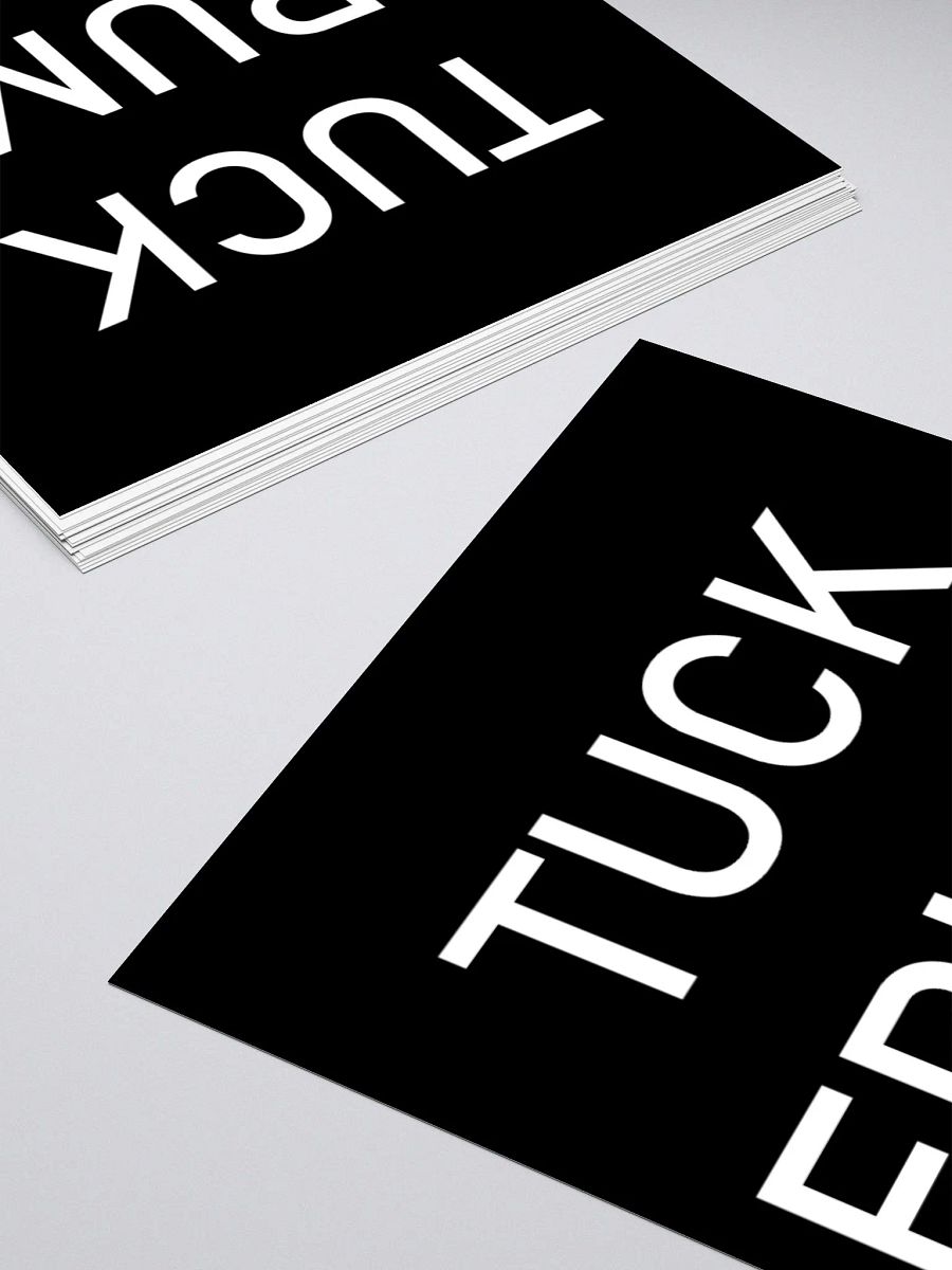 "Tuck Frump" (Version 2) Sticker product image (4)