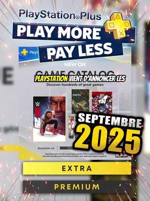 Les Jeux EXTRA et PREMIUM pour le PlayStation Plus en Septembre ! #psplus #PlayStation #ps5 #gaming #jeux 
