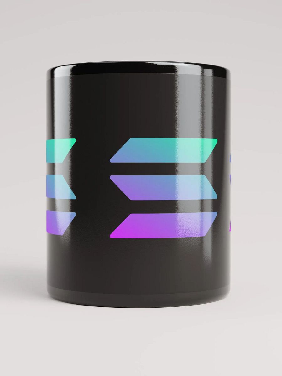 Solana Logo Black Mug product image (3)