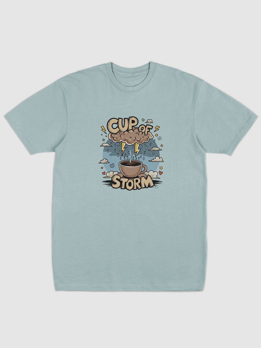 Stormy Sips Cartoon Cup Men's Tee product image (7)