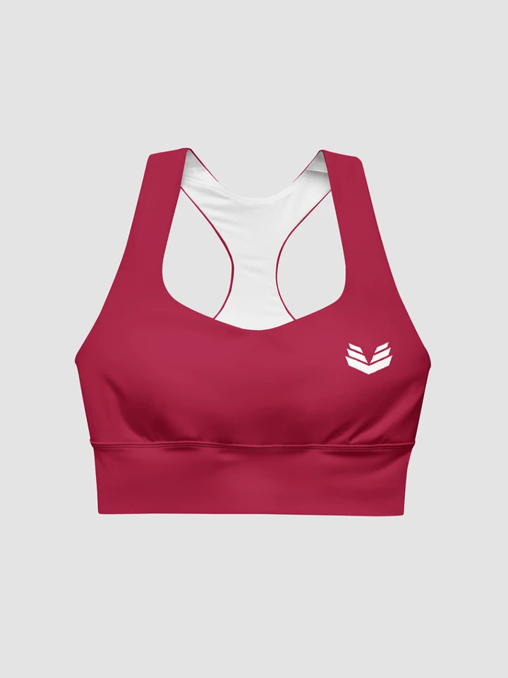 Longline Sports Bra - Crimson product image (1)