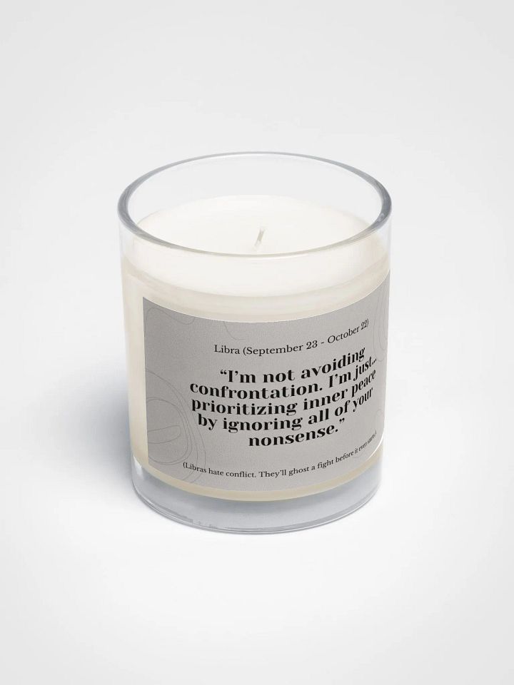 Libra - Zodiac Candles product image (2)