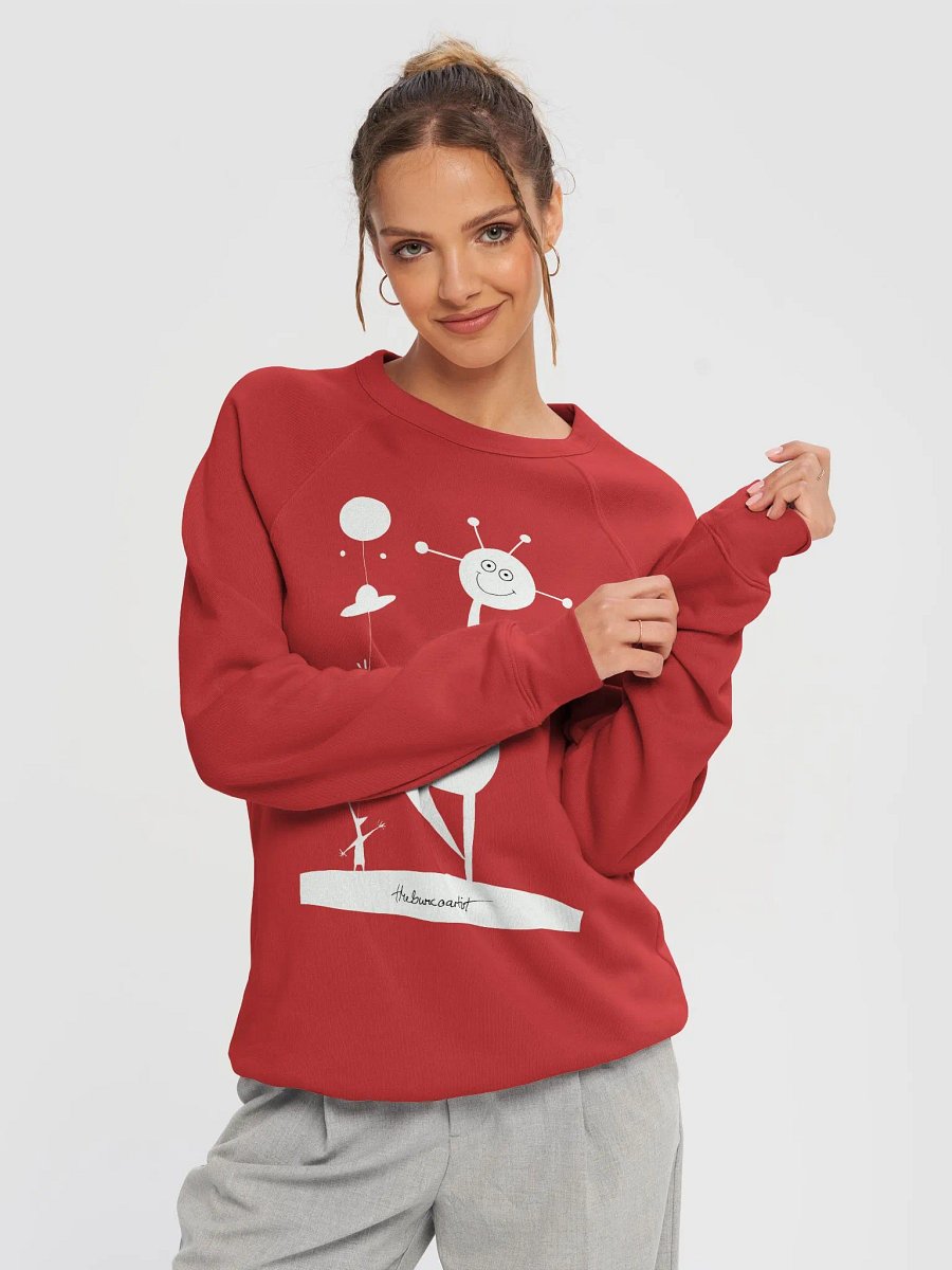 Bella+Canvas Unisex Sponge Fleece Raglan Sweatshirt product image (2)