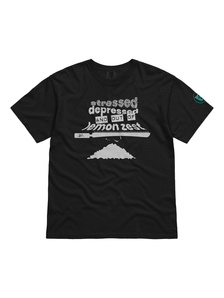 Stressed Depressed lemon zest muscle tee product image (1)