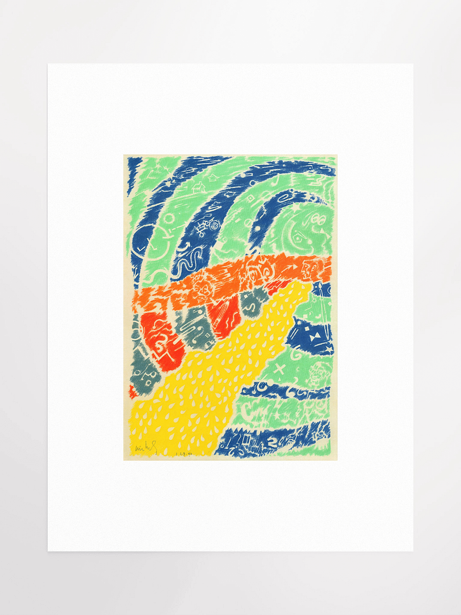 Abstract with Tractor 01.29.90 Print product image (2)