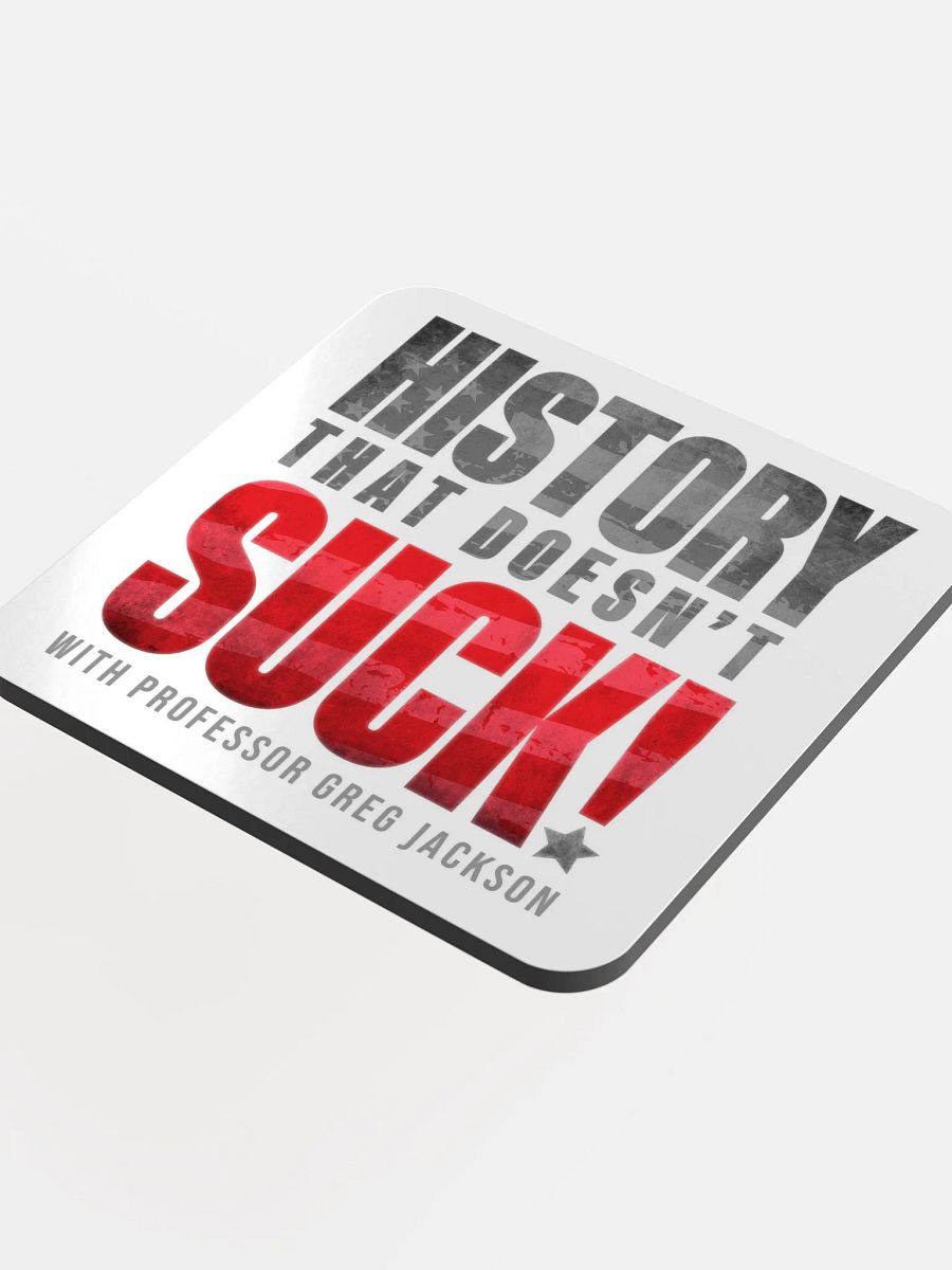 HTDS Logo Coaster (white) product image (4)