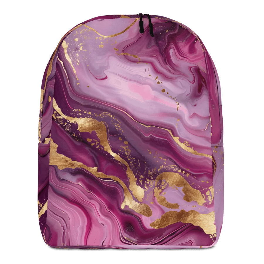 Luxury Marbled All-Over Print Backpack product image (6)